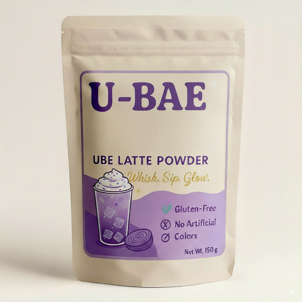 U-BAE Sip Ube Latte Powder - 150g premium package